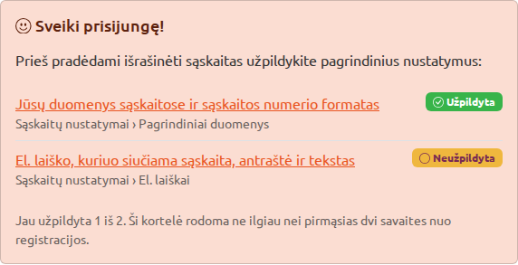 Antrasis priminimas, ką reikia pakeisti
